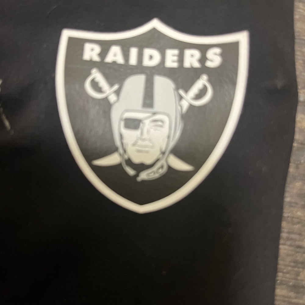 lululemon athletica Black Men's Athletic Shorts with Team Crest Raiders - Picture 2 of 8